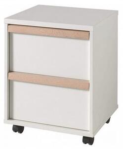 Vipack Mobile Cabinet London 2-drawer Wood White