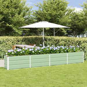 Modenza 320 x 45cm Garden Steel Planter In Green