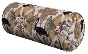 Bolster cushion with pleats