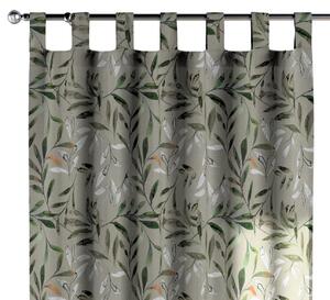 Tab top curtain