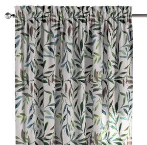 Slot and frill curtain