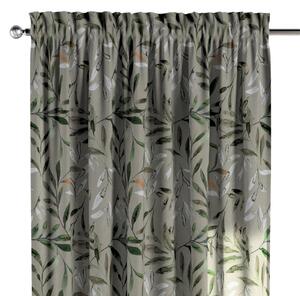 Slot and frill curtain