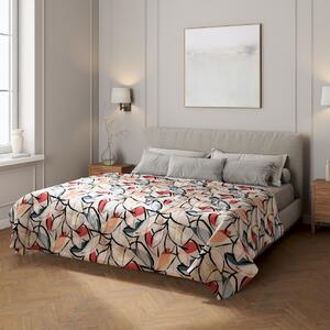 Stripe quilted throw