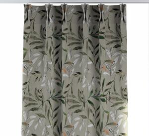 Double pinch pleat curtain