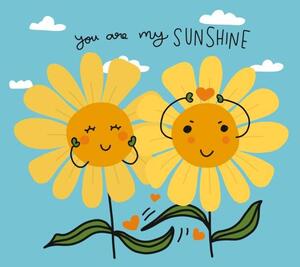 Photography You are my sunshine couple sunflowers, Mknoxgray