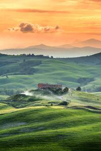 Photography Beautiful summer landscape in Tuscany, Italy., Beerpixs