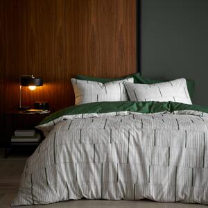 Content By Conran Camden Stripe Bedding Set Green