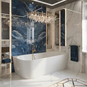 Corner Acrylic Bathtub Bellanto Slim 170 Right