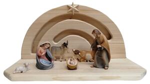 Modern Nativity Scene with Star