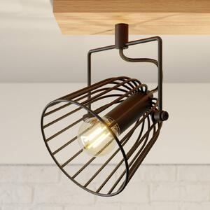 Lindby Adalin ceiling light, four-bulb, cage