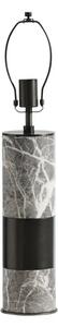 Aura Table Lamp Base, Marble & Burnished Nickel, Light - Andrew Martin