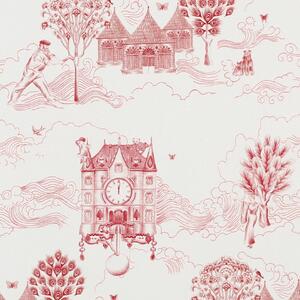 The Chateau by Angel Strawbridge Toile Fabric Rouge