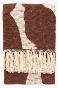 Elia Abstract Throw in Chocolate