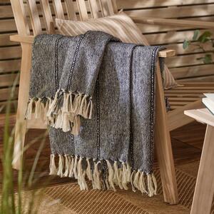 Yard Hedon Woven Outdoor Throw 130cm x 180cm Navy