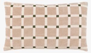 Aveline Velvet Cushion in Taupe