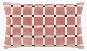 Aveline Velvet Cushion in Mauve