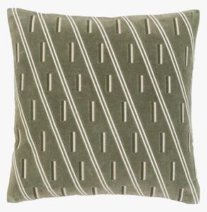 Vaya Velvet Cushion in Olive