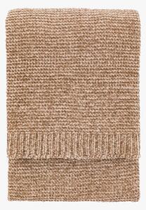 Verity Chunky Chenille Throw in Taupe