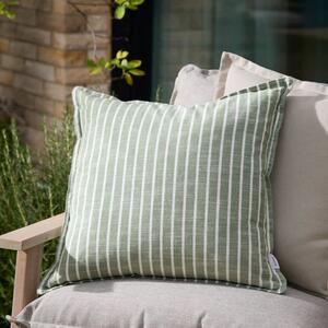 Yard Hessle Stripe Outdoor Filled Cushion 45cm x 45cm Eucalyptus
