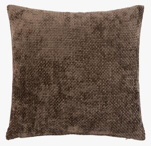 Lana Basketweave Cushion in Chocolate, Set of 2