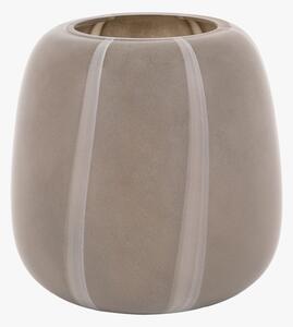 Arla Stripe Glass Vase, Medium
