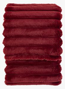 Wrap-up Fur Throw in Merlot