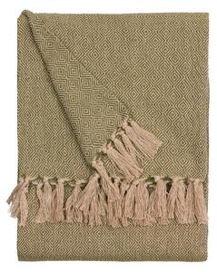 Furn Dessa Woven Outdoor Throw 130cm x 180cm Olive
