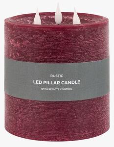 Homespun LED 3 Wick Candle in Oxblood