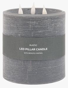Homespun LED 3 Wick Candle in Grey