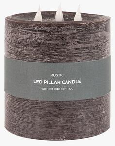 Homespun LED 3 Wick Candle in Mocha