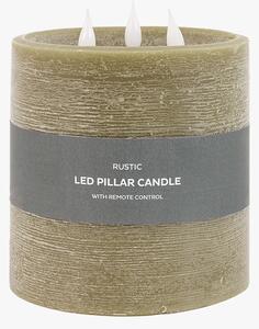 Homespun LED 3 Wick Candle in Olive