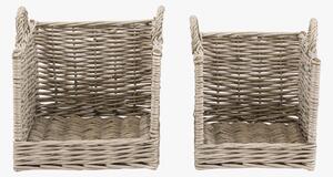 Arden Log Baskets, Set of 2