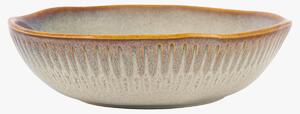 Farmhouse Ridged Pasta Bowl in Stone, Set of 4