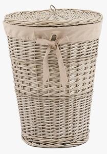 Paloma Lined Laundry Basket in Natural