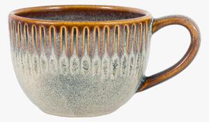 Farmhouse Ridged Mug in Stone, Set of 4