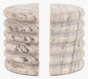 Vero Marble Bookends, Set of 2