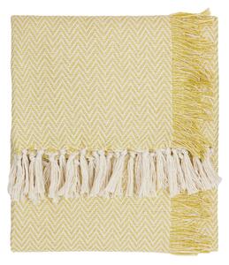 Wylder Wisley Woven Outdoor Throw 130cm x 180cm Yellow