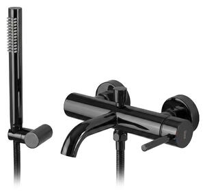 Bathroom faucet Rea Lungo Black metallic
