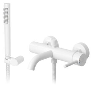 Bathroom faucet Rea Lungo White Matt