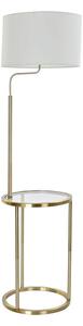 Floor Lamp DKD Home Decor 43,5 x 40 x 154 cm Golden Metal White 220 V 50 W