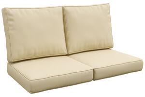 Outsunny Garden Chair Cushions: 3-Piece Set for Indoor & Outdoor Seating, Beige Aosom UK