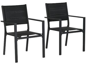 Outsunny 2 Stackable Garden Chairs, Lightweight Patio Dining Chairs, Weatherproof & Space, Aluminium, Cream White Aosom UK