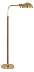 Basden Floor Lamp, Light, Brass - Andrew Martin