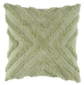 Pineapple Elephant Diamond Tufted Cotton 43cm x 43cm Filled Cushion Sage Green