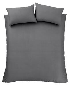 Bianca 180 Thread Count Egyptian Cotton Duvet Cover Bedding Set Charcoal