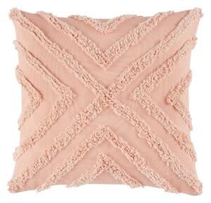 Pineapple Elephant Diamond Tufted Cotton 43cm x 43cm Filled Cushion Blush Pink