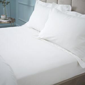 Bianca 180 Thread Count Egyptian Cotton Bed Linen Fitted Sheet White