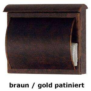 HEIBI Letterbox TORES brown / gold patinated