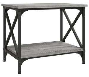 Side Table Grey Sonoma 55x38x45 cm Engineered Wood