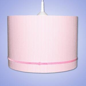 Waldi-Leuchten GmbH Wonderful pink Estria Velvet hanging light